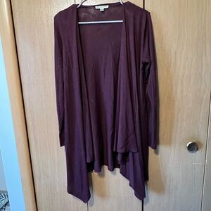 American Eagle Outfitters Deep Purple Cardigan